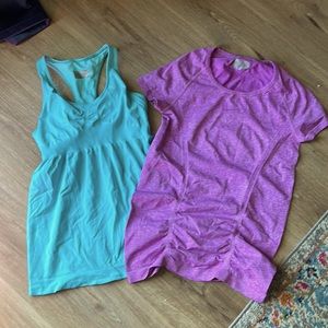 2 Athleta Wicking Tops